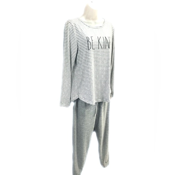 Rae Dunn BE KIND Jogger Comfy Sleepwear Set - Picture 4 of 7